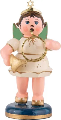 Zdjęcie produktu dla Hubrig folk art 'Anioł z rogiem 6,5cm'