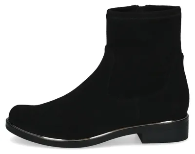 Image de Caprice - Bottines pour femmes, couleur noire, style décontracté