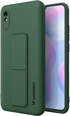 Produktbild von cofi1453® Kickstand Hülle Bumper aufstellbar für Iphone 11 Pro Max Silikon Hard Case Schale Zubehör Tasche Schutz mit integriertem Magneten Dunkel Grün