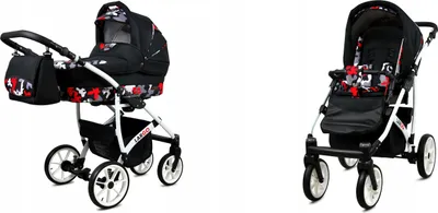 Immagine prodotto di BabyLux® Largo | Cat 2in1 Set | Nero Moro | Combi Cat | Cat Set | Buggy +