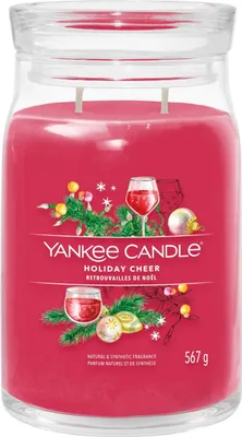 Produktbild von Yankee Candle Holiday Cheer, Rund, Rot, 90 h, 1 Stück(e)