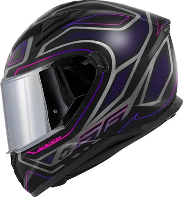 Zdjęcie produktu dla Kask integralny KAPPA KV56 Neon czarny matowy różowy rozmiar M