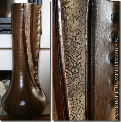 Produktbild von BODENVASE "FALLUS" - Größe: ca.50 CM Schwarzbraun
