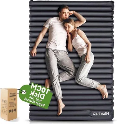 Image de Matelas pneumatique - Ultraléger et autogonflant - Pour 2 personnes - Gris - 120 cm
