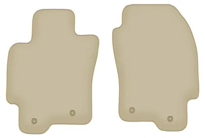 Image de Tapis de sol avant velours PREMIUM beige compatibles avec Jaguar X-Type (2001-2009, wagon, kombi, berline) – avec fixations – sur‑mesure