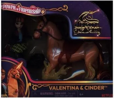 Produktbild von Unicorn Academy - Valentina und Einhorn Cinder (mit echter Mähne und Schweif sowie Bürste)