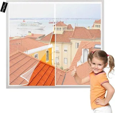 Obrázek produktu pro Automatická síť proti hmyzu – síť proti komárům – 180 × 225 cm – bílá