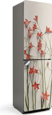 Produktbild von Kreatives Obstarrangement – Kühlschrank Aufkleber – Klebefolie Kühlschrank – Kühlschrank Dekor – Kühlschrankfolie selbstklebend – Küchen Dekoration – 60x205 cm
