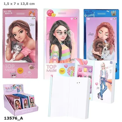 Produktbild von TOPModel 0413576, Persönliches Tagebuch, Mehrfarbig, Abbildung, Weiß, Kind, Mädchen