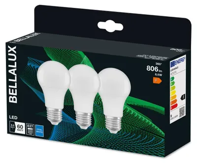 Image de Ampoule Led E27 Dépolie Froid X3 éclairage Led Froid économique - Bellalux