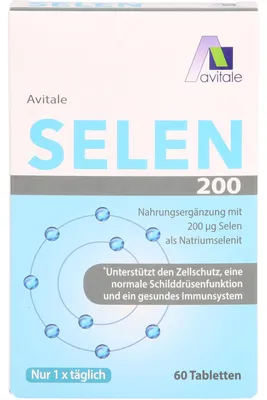Image de Avitale Selenium 200 ug comprimés, 60 pcs comprimés
