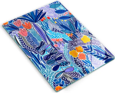 Obrázok produktu pre Doska na krájanie - Kuchynský kryt - 40 x 52 cm - Kryty na sporák - Maľovaná lúka