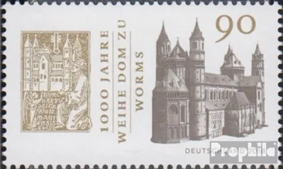 Produktbild von Briefmarken BRD (BR.Deutschland) 2018 Mi 3394 (kompl.Ausg.) postfrisch Dom zu Worms