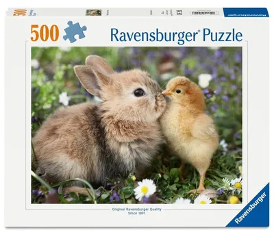 Zdjęcie produktu dla RAVENSBURGER Puzzle „Kurczak i kurczak” 500 elementów
