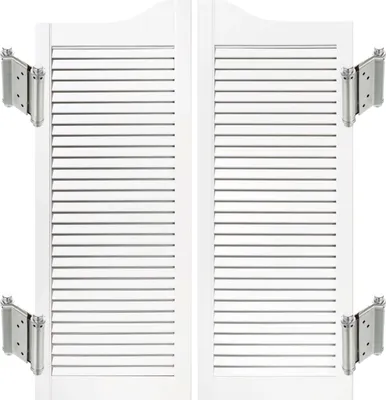 Produktbild von ben+camilla.com Flügeltüren Set Weiß | L+R 100x80cm + 4 Stk Pendelscharniere | Massivholz