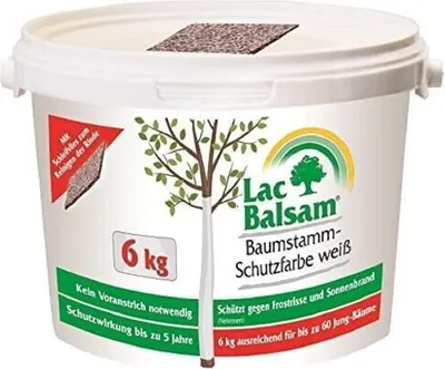 Produktbild von FRUNOL Etisso LacBalsam Baumstamm-Schutzfarbe weiß 6 kg