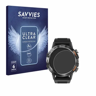 Produktbild von 6x Für LIGE BW1846A 1.39" Schutzfolie Savvies Displayschutz Display Schutz Folie Klar Transparent