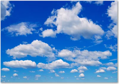 Produktbild von Tulup® Glas-Bild - 100 x 70 - Wandbild aus Glas - Wandkunst - Wandbild hinter gehärtetem Sicherheitsglas - Landschaften - Wolken Himmel - Blau