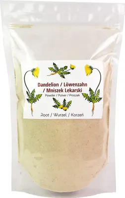 Obrázek produktu pro Mletý kořen pampelišky (Radix Taraxacum), prášek z pampelišky, jemně prosátý, bylinný čaj 900 g