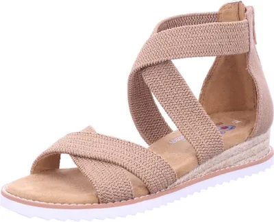 Image de Skechers Desert Kiss - Desert Nights 113540-TAN, sandales, femmes, marron, taille : 41
