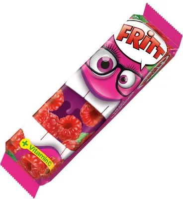 Produktbild von Fritt Himbeer Löslicher Kaugummi 70 g