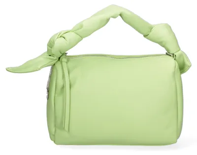 Immagine prodotto di Borsa a Spalla Donna Ecopelle con Zip e Tracolla Rimovibile Black B UNICA 26x20x11 cm