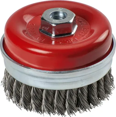 Produktbild von kwb 719226, Topfbürste, 10 cm, 0,5 mm, Metall, Stein, Holz, Metall