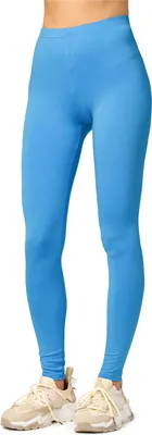 Image de Merry Style Femme Leggings longs en viscose MS10-143 (Bleu, L)