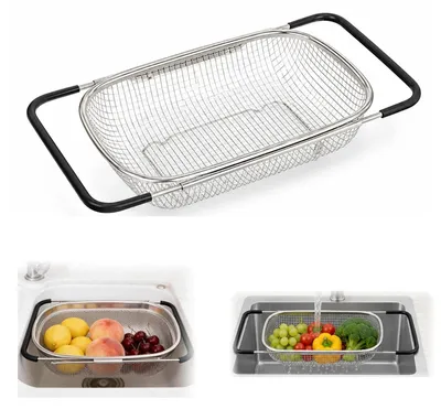 Immagine prodotto di Setaccio da cucina estraibile in acciaio inossidabile