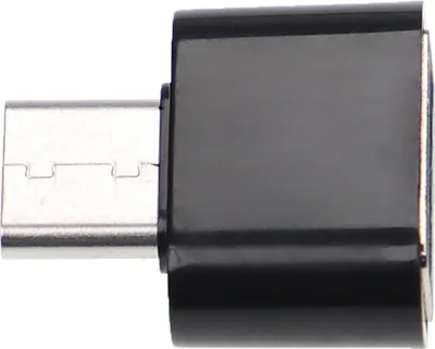 Produktbild von vhbw Adapter USB Typ C (m) auf USB 3.0 (w) für Smartphone, Tablet, Notebook - Schwarz