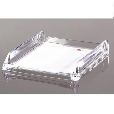 Produktbild von Rexel Nimbus Ablagekorb, Acryl, Transparent, Letter, 270 x 320 x 60 mm, 270 mm, 320 mm