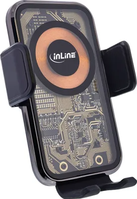 Produktbild von InLine 23156Q, Handy/Smartphone, Passive Halterung, Auto, Schwarz, Mehrfarbig