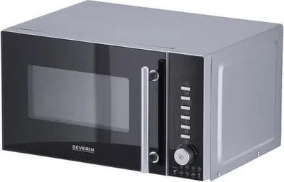 Produktbild von SEVERIN Mikrowelle MW 7773 Grill- und Heißluftfunktion schwarz/silber