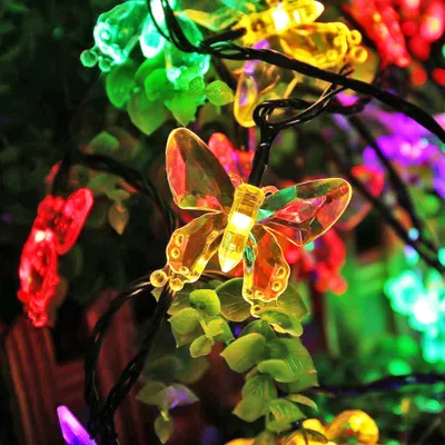 Produktbild von Salcar Gartenleuchte 5m LED Solarleuchten Lichterkette Innen & Außen Lichterkette Solar Gartenleuchten LED Solar Garten Party Deko
