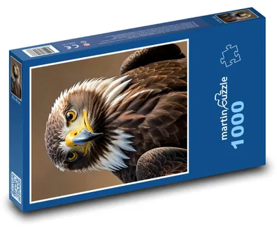 Produktbild von Puzzle 1000 Majestätischer Adler im Flug - martinpuzzle