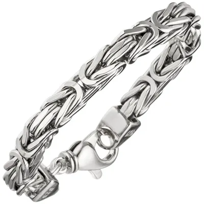 Produktbild von 7mm Königsarmband Armband Armschmuck aus 925 Silber 23cm Herren