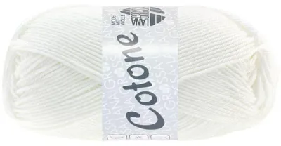 Produktbild von Lana Grossa - Cotone 0022 weiß