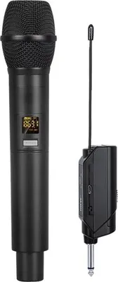 Produktbild von E-Lektron U-1 universal UHF Funk-Mikrofon Satz 1 Mikrofon und Ansteck-Empfänger - EL173747