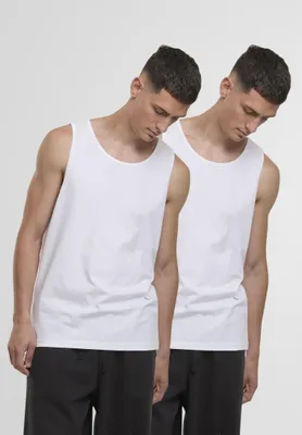 Zdjęcie produktu dla Męski jersey Urban Classics Loose Tank 2-Pack biały+biały - 3XL