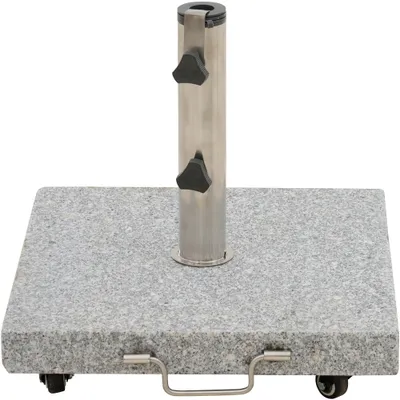 Produktbild von Siena Garden ENNIO Schirmständer 50kg mit Rollen eckig mit Griff+Rolle