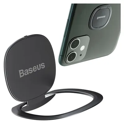 Produktbild von Baseus Ring Telefonhalter Grau