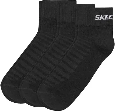 Produktbild von Skechers 3 Paar Uni Quarter Socken SK42017, Farbe:Black, Socken & Strümpfe:39-42
