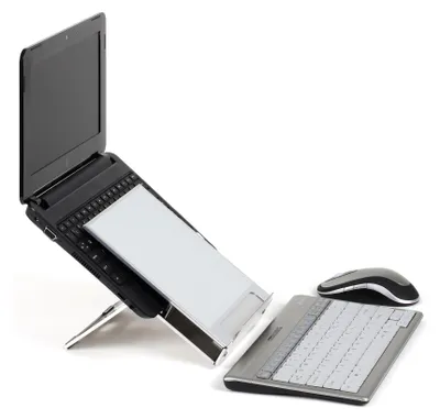 Produktbild von BakkerElkhuizen Ergo-Q 260 - 12", Laptop-Ständer, Grau, Kunststoff, Aluminium, Gummi, 25,4 cm (10"), 33,8 cm (13.3"), 3 kg