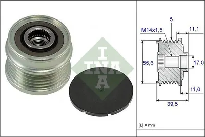 Produktbild von Ina Generatorfreilauf  535 0218 10