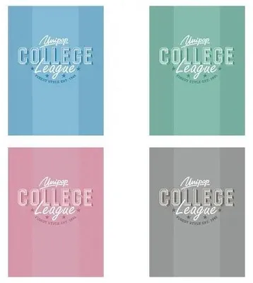 Image de Cahier A5/60 feuilles quadrillées College Prep (10 pièces) - UNIPAP