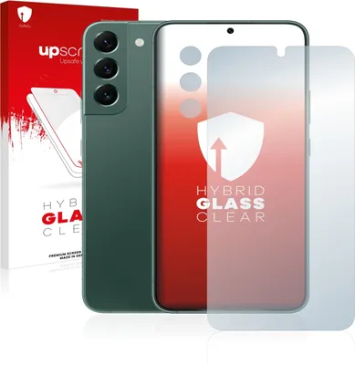 Produktbild von upscreen Schutzglas für Samsung Galaxy S22 Plus 5G (Display+Kamera) Schutzfolie Panzer Folie Glas Display Schutz klar