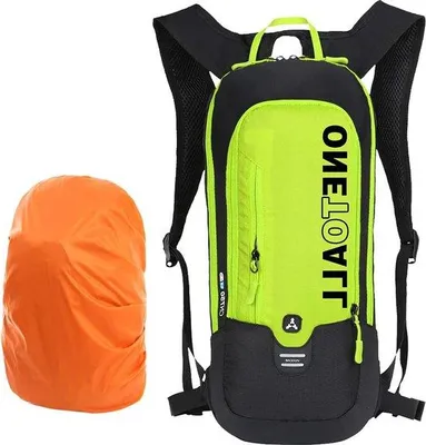 Produktbild von Famanu Fahrrucksack mit Regenhülle - klein - schwarz