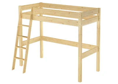 Produktbild von Hochbett für Kinder 90x200 Kinderbett Stockbett Kiefer massiv V-60.20-09-20Zohne Zubehör
