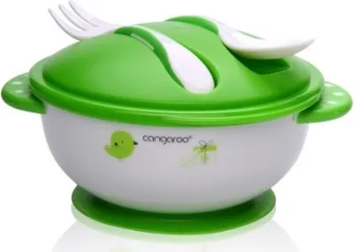 Image de Cangaroo Set de bols d'alimentation avec fourchette et cuillère