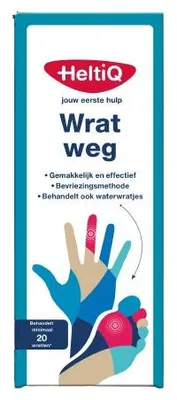 Produktbild von HeltiQ Wratweg Warzenentferner 38 ml Kryotherapie für Hand- und Fußwarzen Medizinprodukt
